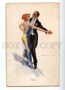 187197 TANGO Dancer by USABAL Vintage SWSB postcard