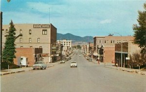 Montana Lewiston Main Street automobiles Seaich Postcard 22-3869