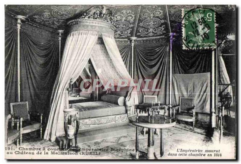 Old Postcard Rueil Chamber of couener Imperatvice Jospehine