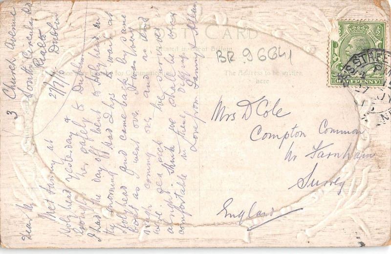 BR96641 holy head south stack lighthouse  valentine 32820 wales