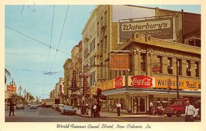 World Famous Canal Street Meeting place for Orleanians - New Orleans, Louisia...