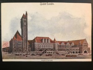 Vintage Postcard 1905 Greetings from St. Louis Union Station, Missouri (MO)