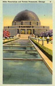 Illinois Chicago The Adler Planetarium and Terrazo Promenade 1941