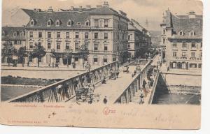 B79473 graz albrechtsbrucke tegtthoffgasse    austria   front/back image