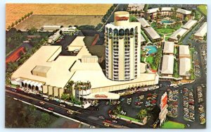 LAS VEGAS, NV Nevada ~ THE SANDS HOTEL & CASINO Pool c1960s Roadside Postcard
