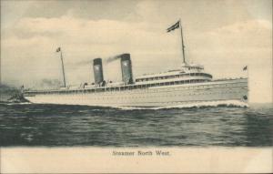 Steamer Ship Steamer North West c1905 UDB - Publ Buffalo - Great Lakes?