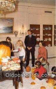  White House Postcard Halloween Pumpkins