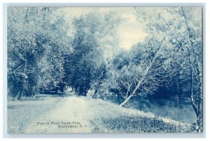 c1920s View in Rock Creek Park, Washington DC Unposted Antique Postcard