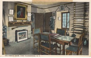 US    PC4907 THE FRENCH ROOM, FORT TICONDEROGA, NY