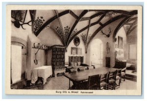 c1940s Burg Eltz a. Mosel Fahnensaal Wierschem, Germany Vintage Postcard