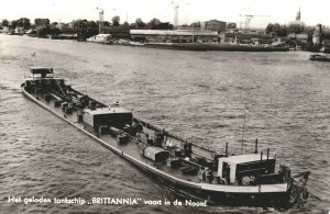 PHs Van Ommeren NV TL Britannia Ship RPPC 03.66