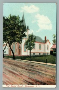 MANASQUAN BEACH NJ FIRST BAPTIST CHURCH ANTIQUE POSTCARD