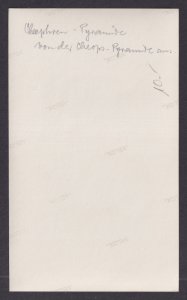 Vintage postcard EGYPT Pyramid of Khafre RPPC