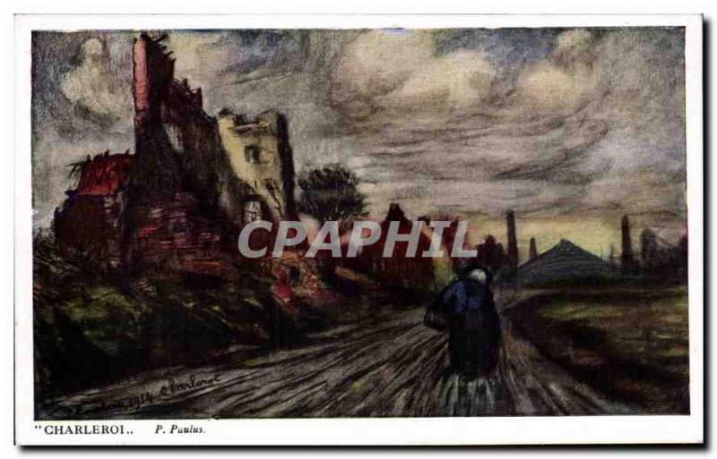 Old Postcard Belgium Charleroi Paulus