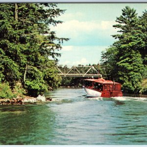 1969 Canadian Thousand Islands Bridge St Lawrence River Tour Boat Jim Doane A221