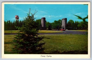 Camp Ripley Entrance, Little Falls Brainerd Minnesota, Vintage 1962 Postcard