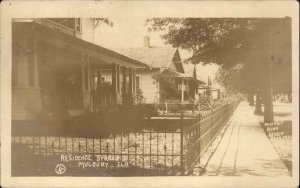 Mulberry FL Spelled Mulbury Homes c1920 Real Photo Postcard