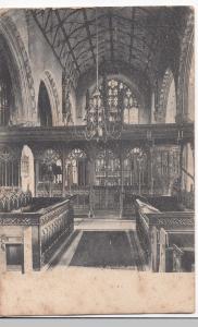 Devon; Dartmouth Parish Church Interior PPC, 1903 PMK