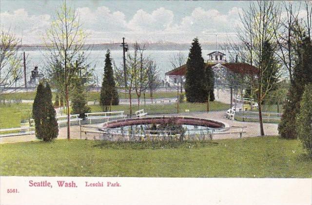 Washington Seattle Leschi Park 1908