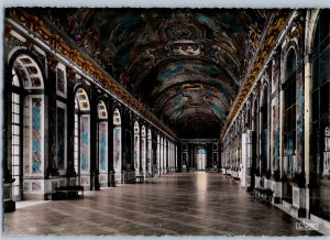 The Palace of Versailles Mirror Gallery Paris France Postcard