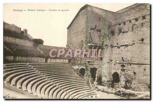 Postcard Ancient Orange Theater Antique Bleachers left