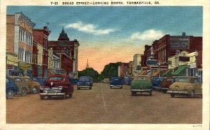 Broad Street looking North - Thomasville, Georgia GA  