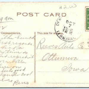 c1910s Argentine Railway Mt McClellan, Colo Postcard Denver Terminal Cancel A71