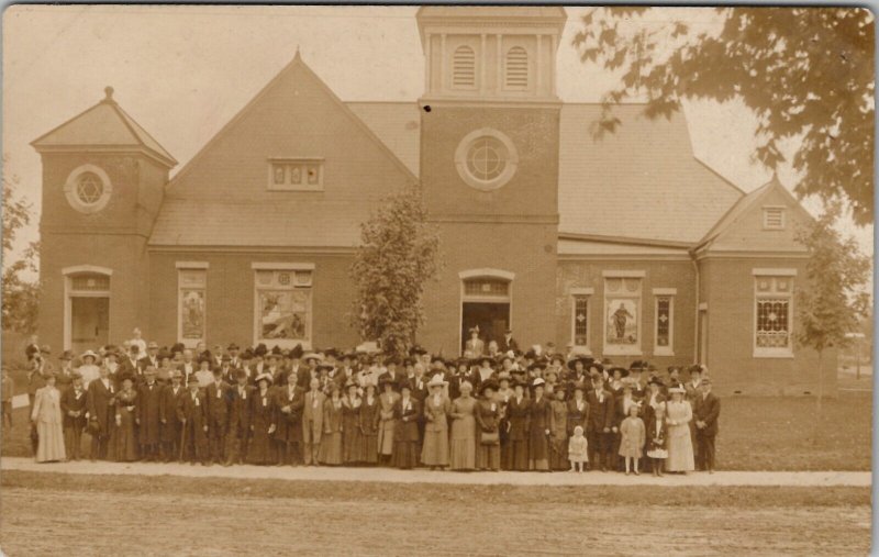 Greensboro Maryland St.  Paul's United Methodist Church c1910 RPPC Postcard A29