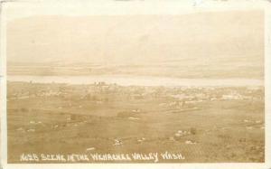1920s Scene Wentachee Washington Valley RPPC real photo postcard 10443
