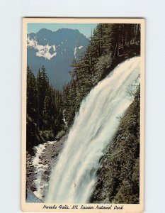 Postcard Narada Falls, Mt. Rainier National Park, Washington