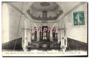 Old Postcard Surroundings of Laval Entrammes Monastery Trappist chapel