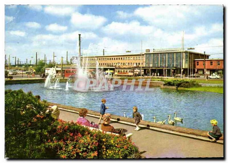 Modern Postcard Dortmund Hauptbahnhof