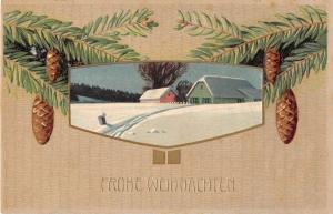 BG4270 fir branch weihnachten christmas   germany  greetings