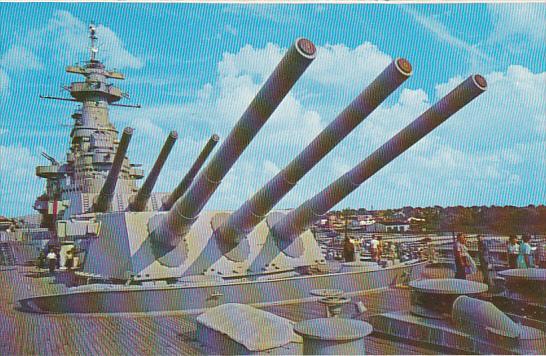 16 inch Guns U S S North Carolina Wilmington North Carolina