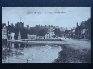 Buckinghamshire CHALFONT ST. GILES The Village & Pond - Old Postcard