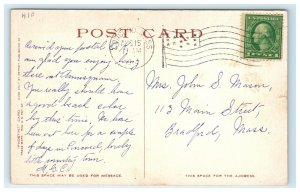 Postcard The Emerson House, Concord MA 1914 G33