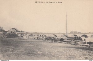 SEVRES (Hauts De Seine), France, 1900-1910s : Le Quai et le Pont