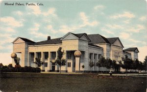 J42/ Pueblo Colorado Postcard c1910 Mineral Palace Building  207