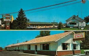 ROCKFORD, Illinois IL   CONNER'S NEW MOTEL~SHIPP'S CAFE   Roadside  Postcard