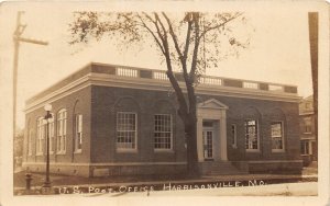 H97/ Harrisonville Missouri RPPC Postcard c1910 U.S. Post Office Building 94