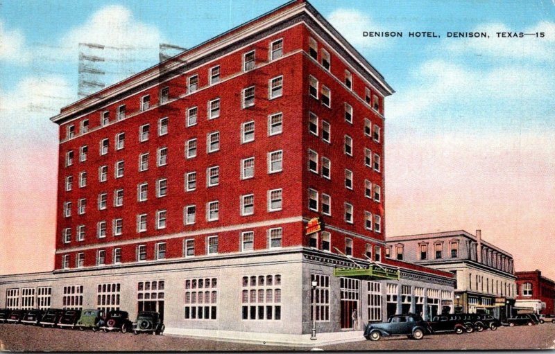 Texas Denison The Denison Hotel 1941 Curteich