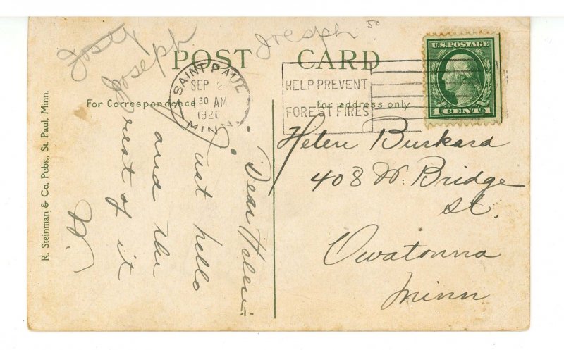 MN - St. Paul. St. Joseph's Academy  (corner wear)