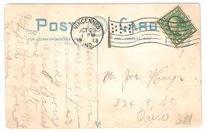 Post Card 1913 Indiana