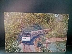 Postcard  The Adirondack, Amtrak's Montreal-New York Train, Port Henry, NY Z1