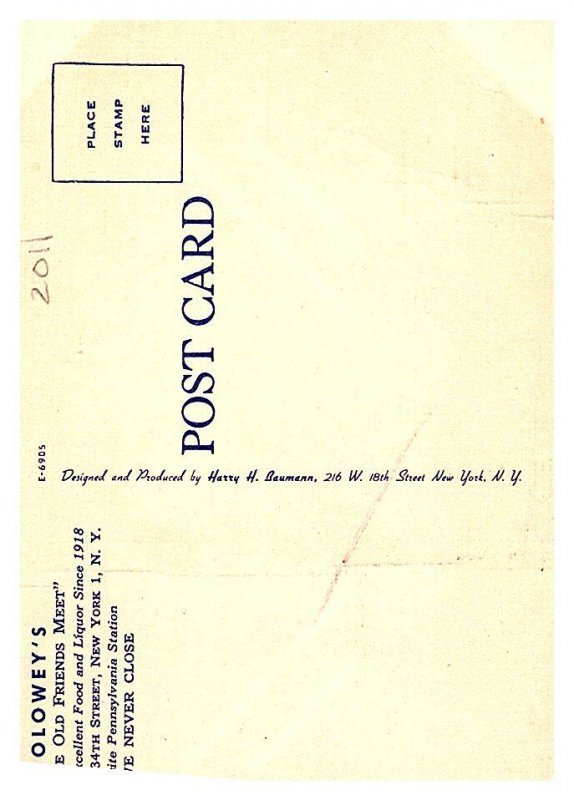 New York City , Solowey's Restaurant , Bar