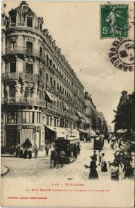 CPA Toulouse - La Rue Alsace-Lorraine au Carrefour LaFayette (140334)