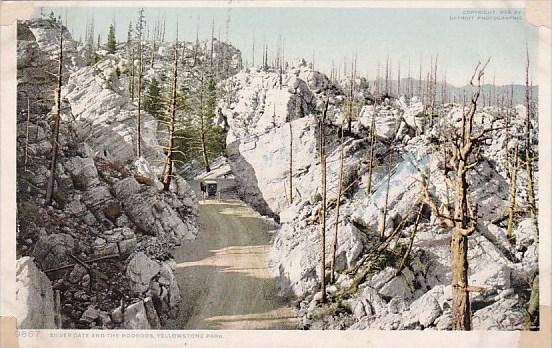 Silven Gate And The Hoodoos Yellowstone Park Wyoming Detroit Publishing