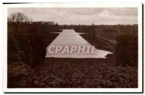 Old Postcard The Sceaux Park Canal