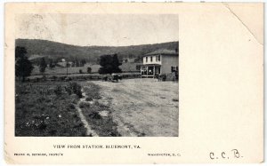 13673 View from Washington & Old Dominion Railroad Station, Bluemont, Virginia