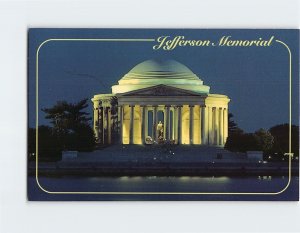 Postcard Jefferson Memorial, Washington, District of Columbia